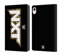 Head Case Designs Officially Licensed WWE NXT TV Program Logo Leather Wallet Case Compatible With Apple iPad mini (2021/2024)