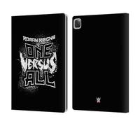 Head Case Designs Officially Licensed WWE One Versus All Roman Reigns Leather Wallet Case Compatible With Apple iPad Pro 13 M4 2024