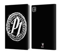 Head Case Designs Officially Licensed WWE P1 Aj Styles Leather Wallet Case Compatible With Apple iPad Pro 11 M4/M5 2024/2025