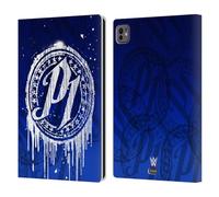 Head Case Designs Officially Licensed WWE P1 Drip Aj Styles Leather Wallet Case Compatible With Apple iPad Pro 11 M4/M5 2024/2025