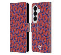 Head Case Designs Officially Licensed WWE Pattern 2017 John Cena Leather Wallet Case Compatible With Samsung Galaxy S26