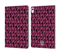 Head Case Designs Officially Licensed WWE Pattern Bret Hart Leather Wallet Case Compatible With Apple iPad Air 13 2024/2025