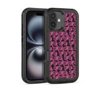 Head Case Designs Officially Licensed WWE Pattern Bret Hart Ultra-Armoured Shockproof Case [Military Grade Protection] Compatible With Apple iPhone 16