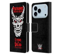 Head Case Designs Officially Licensed WWE Phenom's Death Crew The Undertaker Leather Wallet Case Compatible With Apple iPhone 17 Pro