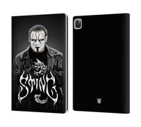 Head Case Designs Officially Licensed WWE Photo Sting Leather Wallet Case Compatible With Apple iPad Pro 13 M4 2024