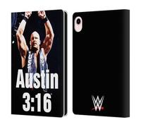 Head Case Designs Officially Licensed WWE Photo Stone Cold Steve Austin Leather Wallet Case Compatible With Apple iPad mini (2021/2024)