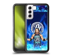 Head Case Designs Officially Licensed WWE Portrait Aj Styles Ultra-Armoured Shockproof Case [Military Grade Protection] Compatible With Samsung Galaxy S21+ 5G