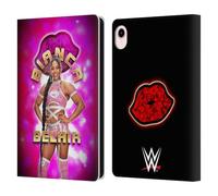 Head Case Designs Officially Licensed WWE Portrait Bianca Belair Leather Wallet Case Compatible With Apple iPad mini (2021/2024)