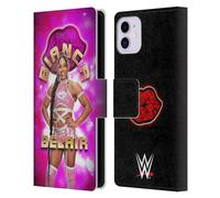 Head Case Designs Officially Licensed WWE Portrait Bianca Belair Leather Wallet Case Compatible With Apple iPhone 11