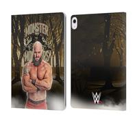 Head Case Designs Officially Licensed WWE Portrait Braun Strowman Leather Wallet Case Compatible With Apple iPad Air 13 2024/2025