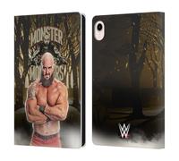 Head Case Designs Officially Licensed WWE Portrait Braun Strowman Leather Wallet Case Compatible With Apple iPad mini (2021/2024)