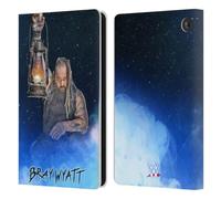 Head Case Designs Officially Licensed WWE Portrait Bray Wyatt Leather Wallet Case Compatible With Amazon Fire 7 2022