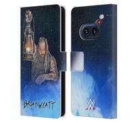 Head Case Designs Officially Licensed WWE Portrait Bray Wyatt Leather Wallet Case Compatible With Nothing Phone (2a)