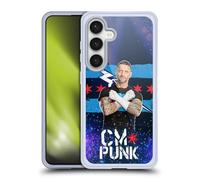 Head Case Designs Officially Licensed WWE Portrait CM Punk Gel Case [Military Grade Protection] Compatible With Samsung Galaxy S24 5G