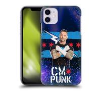 Head Case Designs Officially Licensed WWE Portrait CM Punk Hard Back Case Compatible With Apple iPhone 11