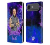 Head Case Designs Officially Licensed WWE Portrait Damian Priest Leather Wallet Case Compatible With Apple iPhone 17 Air