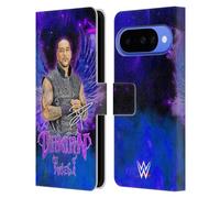 Head Case Designs Officially Licensed WWE Portrait Damian Priest Leather Wallet Case Compatible With Google Pixel 10