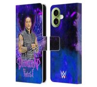Head Case Designs Officially Licensed WWE Portrait Damian Priest Leather Wallet Case Compatible With Apple iPhone 17