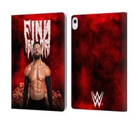 Head Case Designs Officially Licensed WWE Portrait Finn Balor Leather Wallet Case Compatible With Apple iPad Air 13 2024/2025