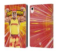 Head Case Designs Officially Licensed WWE Portrait Hulk Hogan Leather Wallet Case Compatible With Apple iPad mini (2021/2024)