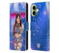 Head Case Designs Officially Licensed WWE Portrait Iyo Sky Leather Wallet Case Compatible With Apple iPhone 17
