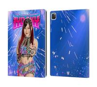 Head Case Designs Officially Licensed WWE Portrait Iyo Sky Leather Wallet Case Compatible With Apple iPad Pro 12.9 2020/2021/2022