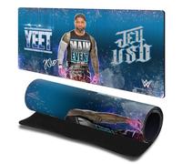 Head Case Designs Officially Licensed WWE Portrait Jey USO Gaming Office Desk PC Keyboard Mouse Mat Pad 23.62 x 11.81 x 0.12 inches (600 x 300 mm) - L