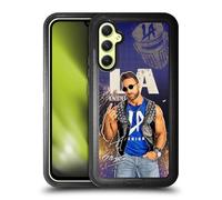 Head Case Designs Officially Licensed WWE Portrait LA Knight Ultra-Armoured Shockproof Case [Military Grade Protection] Compatible With Samsung Galaxy A34 5G