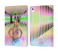 Head Case Designs Officially Licensed WWE Portrait Liv Morgan Leather Wallet Case Compatible With Apple iPad Air 11 2020/2022/2024/2025