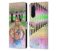 Head Case Designs Officially Licensed WWE Portrait Liv Morgan Leather Wallet Case Compatible With Samsung Galaxy A17 4G / 5G