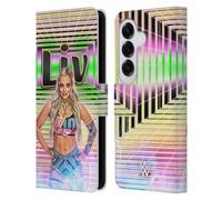 Head Case Designs Officially Licensed WWE Portrait Liv Morgan Leather Wallet Case Compatible With Samsung Galaxy S26