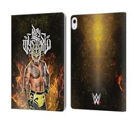 Head Case Designs Officially Licensed WWE Portrait Rey Mysterio Leather Wallet Case Compatible With Apple iPad Air 13 2024/2025