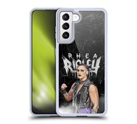 Head Case Designs Officially Licensed WWE Portrait Rhea Ripley Gel Case [Military Grade Protection] Compatible with Samsung Galaxy S21 5G and Compatible with MagSafe