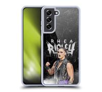 Head Case Designs Officially Licensed WWE Portrait Rhea Ripley Gel Case [Military Grade Protection] Compatible with Samsung Galaxy S21 FE 5G and Compatible with MagSafe