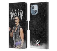 Head Case Designs Officially Licensed WWE Portrait Rhea Ripley Leather Wallet Case Compatible With Apple iPhone 14