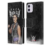 Head Case Designs Officially Licensed WWE Portrait Rhea Ripley Leather Wallet Case Compatible With Apple iPhone 11