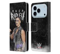 Head Case Designs Officially Licensed WWE Portrait Rhea Ripley Leather Wallet Case Compatible With Apple iPhone 17 Pro