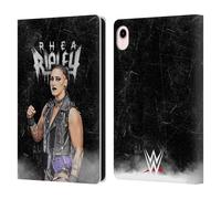 Head Case Designs Officially Licensed WWE Portrait Rhea Ripley Leather Wallet Case Compatible With Apple iPad mini (2021/2024)