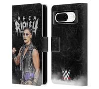 Head Case Designs Officially Licensed WWE Portrait Rhea Ripley Leather Wallet Case Compatible With Google Pixel 8