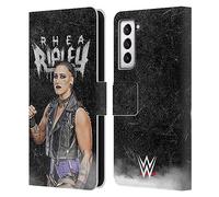 Head Case Designs Officially Licensed WWE Portrait Rhea Ripley Leather Wallet Case Compatible With Samsung Galaxy S21 5G