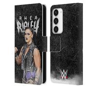 Head Case Designs Officially Licensed WWE Portrait Rhea Ripley Leather Wallet Case Compatible With Samsung Galaxy S23 5G
