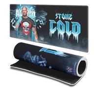 Head Case Designs Officially Licensed WWE Portrait Stone Cold Steve Austin 23.62 x 11.81 x 0.12 inches (600 x 300 mm) - L Gaming Office Desk PC Keyboard Mouse Mat Pad