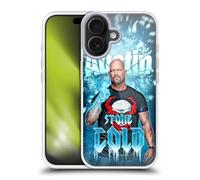 Head Case Designs Officially Licensed WWE Portrait Stone Cold Steve Austin Gel Case [Military Grade Protection] Compatible With Apple iPhone 17