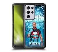 Head Case Designs Officially Licensed WWE Portrait Stone Cold Steve Austin Ultra-Armoured Shockproof Case [Military Grade Protection] Compatible With Samsung Galaxy S21 Ultra 5G
