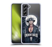 Head Case Designs Officially Licensed WWE Portrait The Undertaker Gel Case [Military Grade Protection] Compatible with Samsung Galaxy S21 FE 5G and Compatible with MagSafe