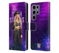 Head Case Designs Officially Licensed WWE Portrait Trish Stratus Leather Wallet Case Compatible with Samsung Galaxy S25 Ultra