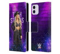 Head Case Designs Officially Licensed WWE Portrait Trish Stratus Leather Wallet Case Compatible With Apple iPhone 11