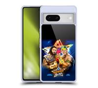 Head Case Designs Officially Licensed WWE Poster 2021 Summerslam Gel Case [Military Grade Protection] Compatible With Google Pixel 7
