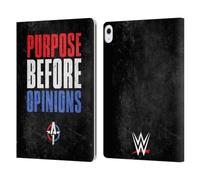 Head Case Designs Officially Licensed WWE Purpose Before Opinions Austin Theory Leather Wallet Case Compatible With Apple iPad Air 13 2024/2025