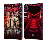 Head Case Designs Officially Licensed WWE Raw Pay-Per-View Superstars 2024 Leather Wallet Case Compatible With Apple iPad Pro 11 2020/2021 / 2022